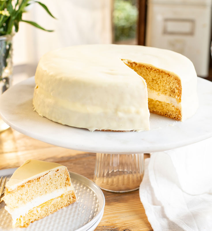 Lemon Curd Cake