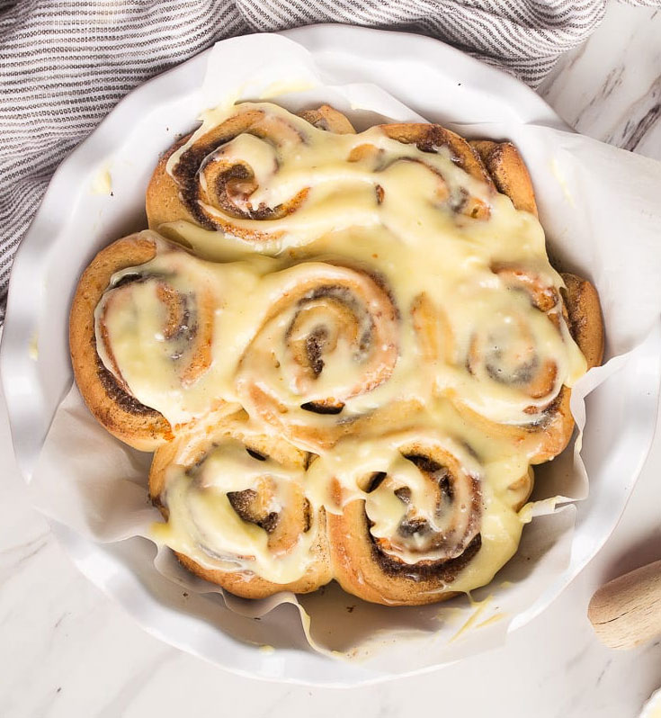 Orange Spice Cinnamon Rolls